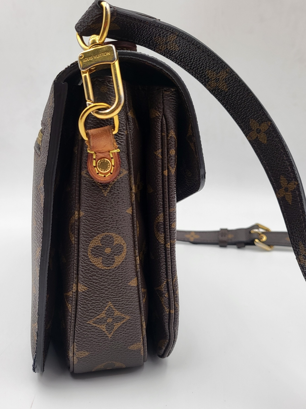 Louis Vuitton Brown Monogram Pochette Metis Crossbody Bag M44875, Authentic !! - Picture 4 of 16